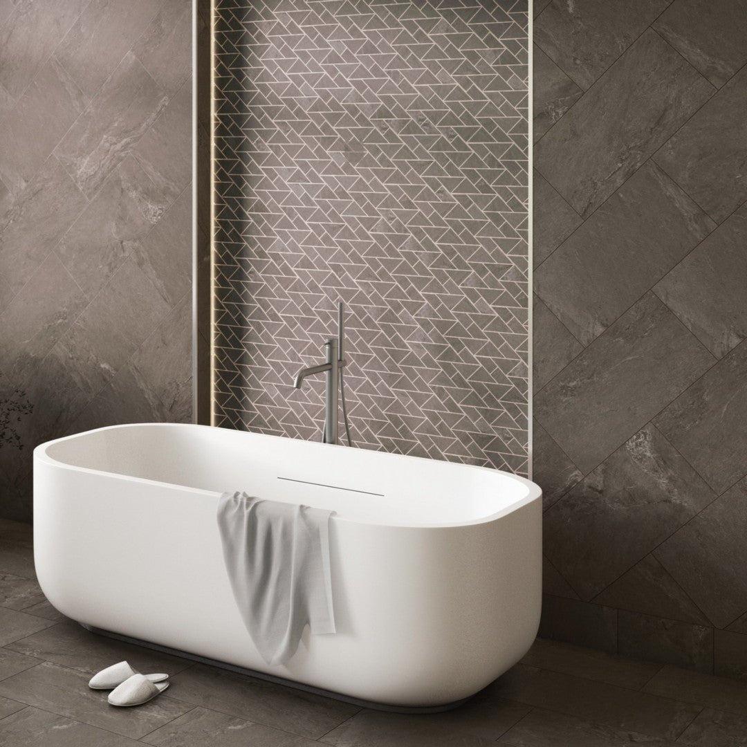 Crossville-Owen-Stone-8.55-x-14.65-Leathered-Porcelain-Multi-Shape-Mosaic-Sable