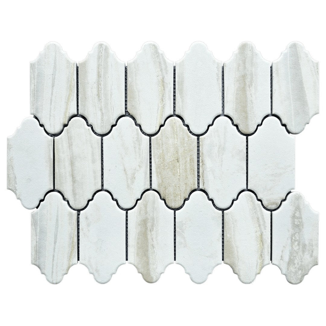 Maniscalco Stone Provence 9.5" x 12.2" Matte Anti Slip Porcelain 2x4" Mini Provenzal Mosaic