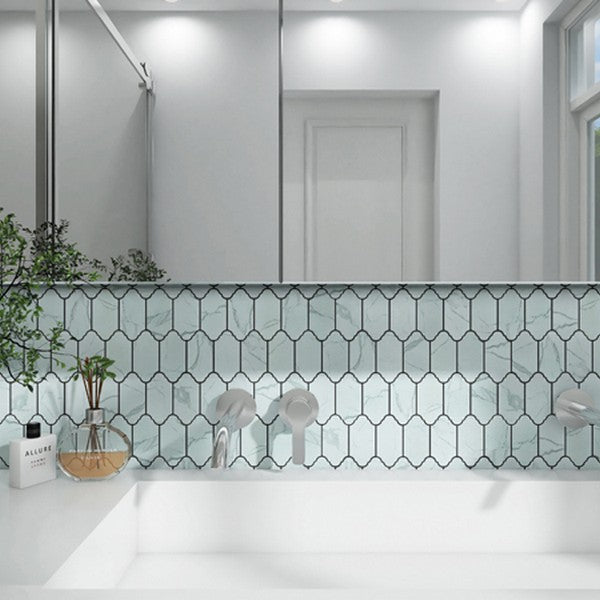 Maniscalco-Stone-Provence-9.5-x-12.2-Matte-Anti-Slip-Porcelain-2x4-Mini-Provenzal-Mosaic-Carrara