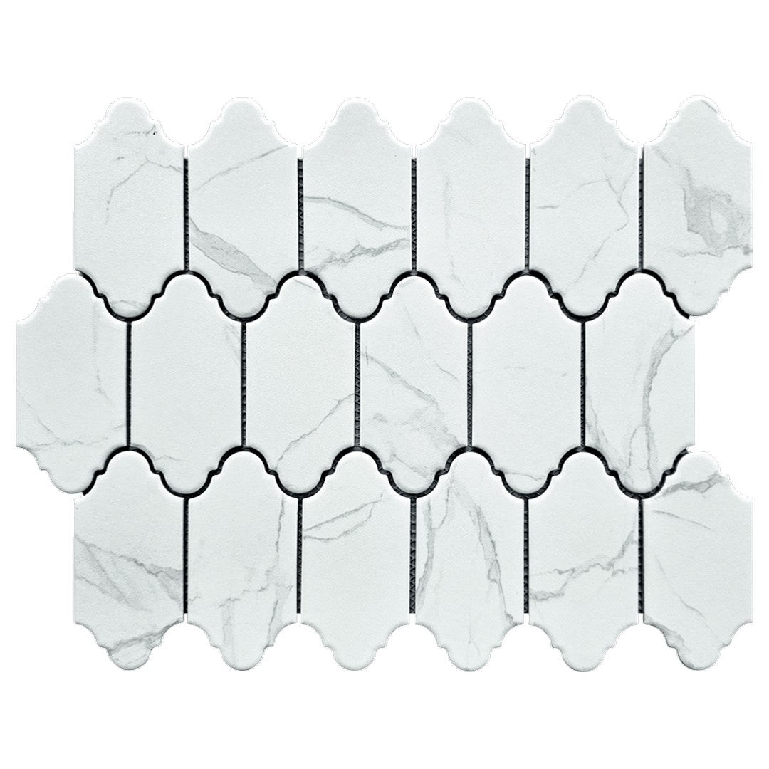 Maniscalco Stone Provence 9.5" x 12.2" Matte Anti Slip Porcelain 2x4" Mini Provenzal Mosaic