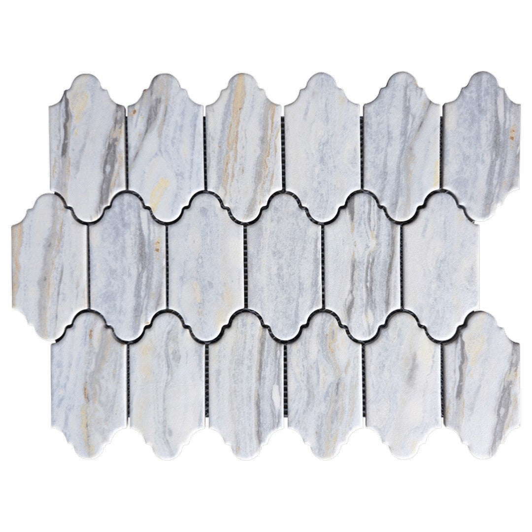 Maniscalco Stone Provence 9.5" x 12.2" Matte Anti Slip Porcelain 2x4" Mini Provenzal Mosaic