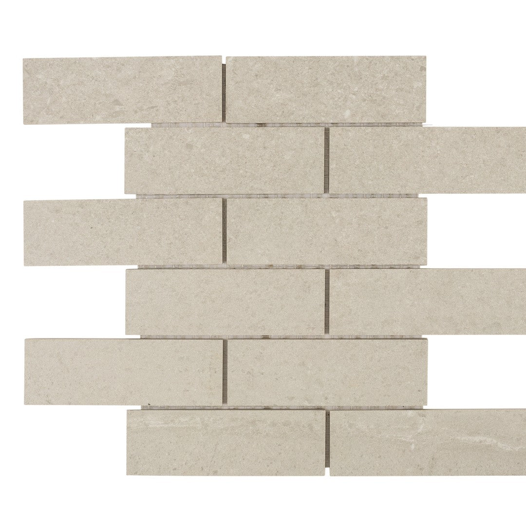 Tesoro Adrock 12" x 12" Interlocking Matte Staggered Porcelain Mosaic