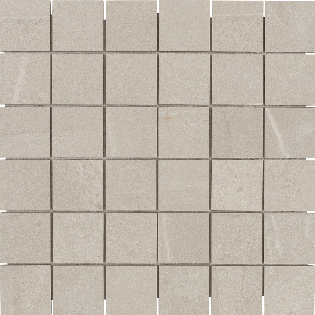 Tesoro Adrock 12" x 12" Pressed Matte Porcelain 2" Mosaic