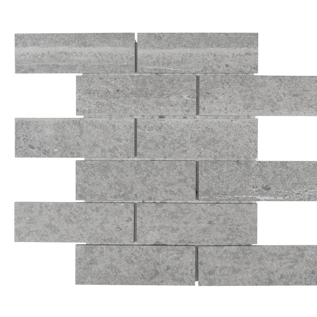 Tesoro Adrock 12" x 12" Interlocking Matte Staggered Porcelain Mosaic