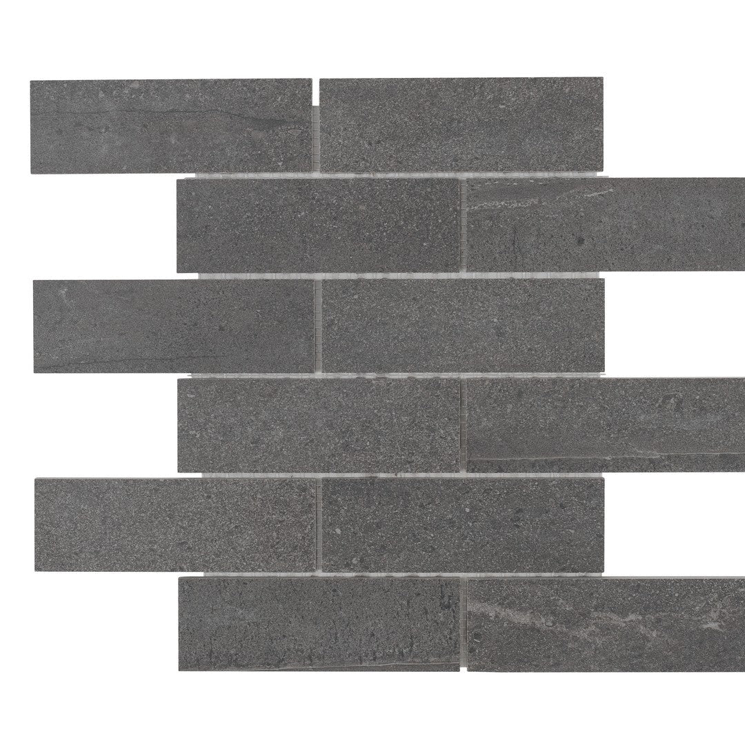 Tesoro Adrock 12" x 12" Interlocking Matte Staggered Porcelain Mosaic