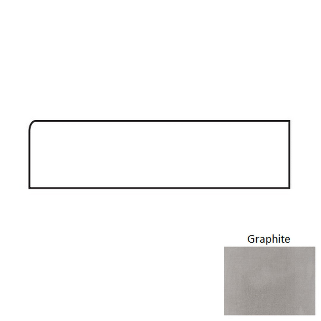 Tesoro Fusion Fabric 3" x 24" Matte Porcelain Bullnose