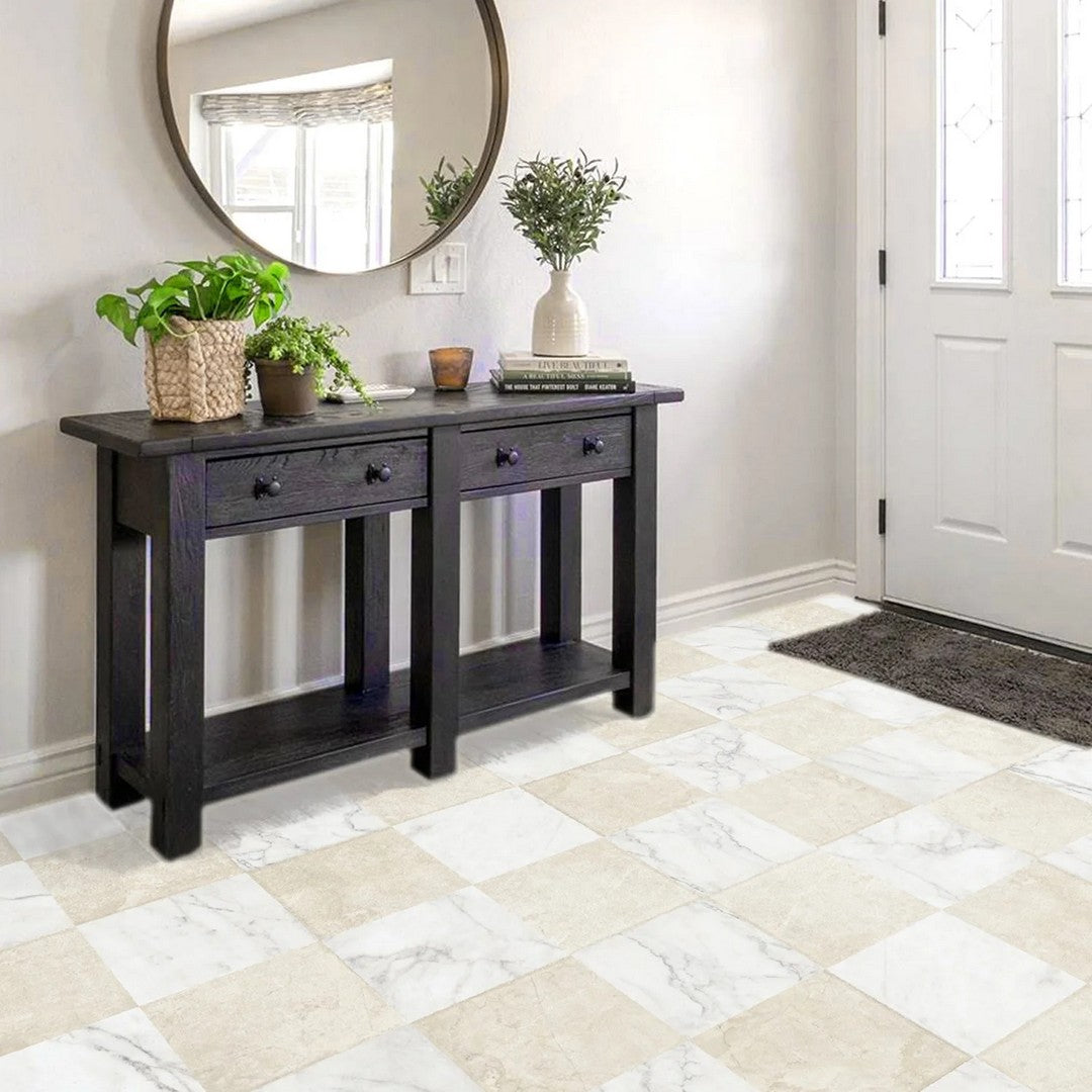 Lungarno-Parisian-Chequer-12-x-12-Rectified-Porcelain-Floor-Tile-Blanche