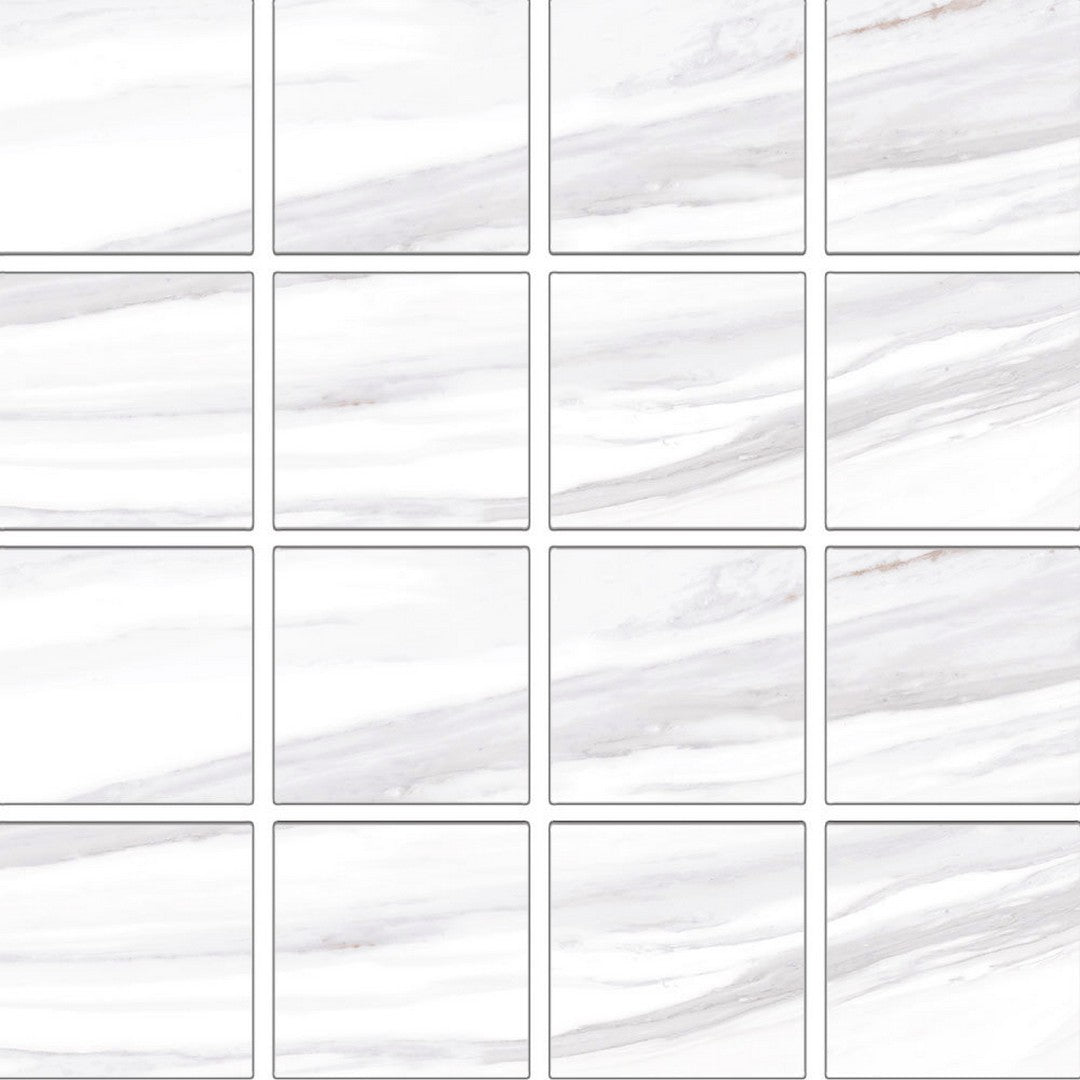 Tesoro Majestic 12" x 12" Matte Porcelain 3" Mosaic