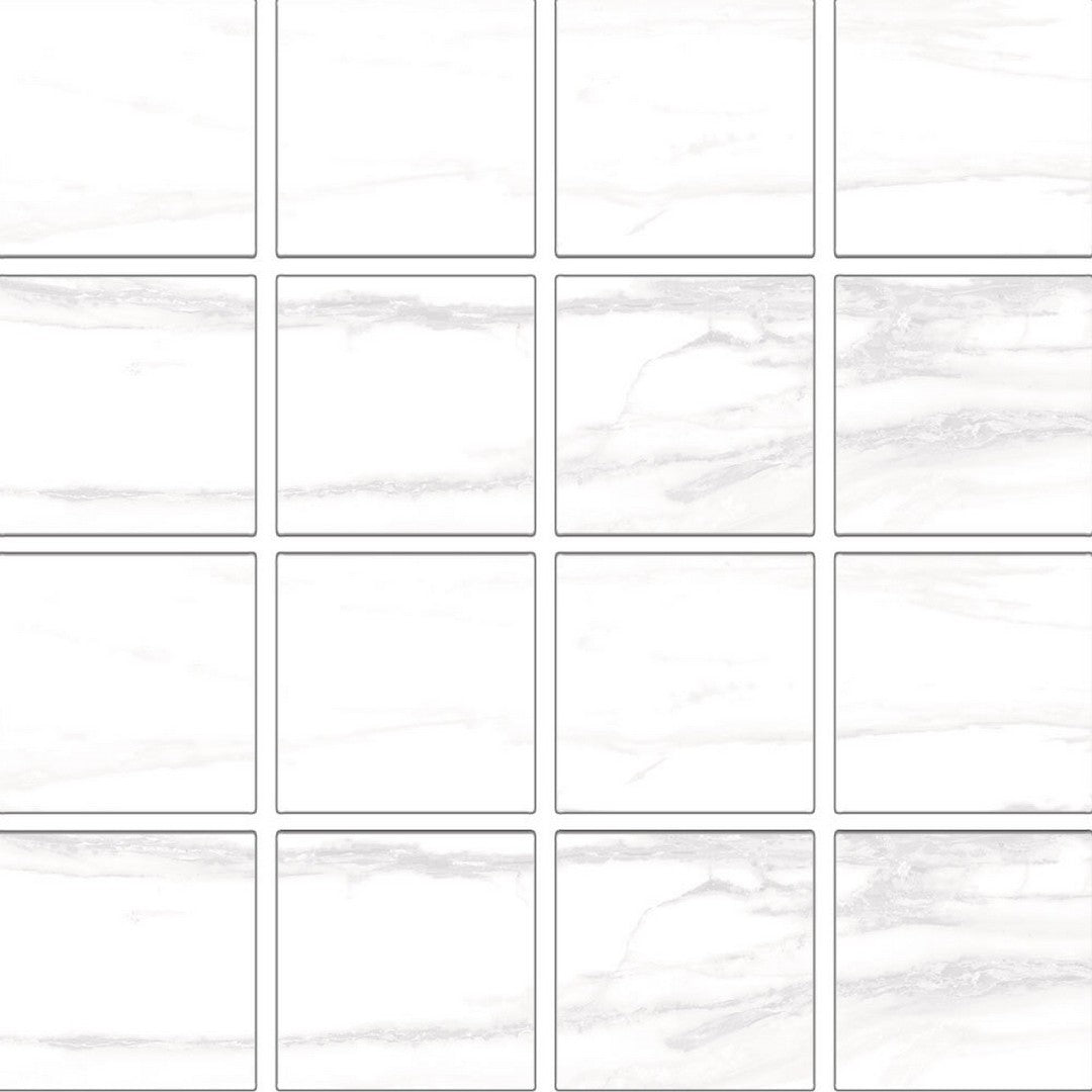 Tesoro Majestic 12" x 12" Matte Porcelain 3" Mosaic