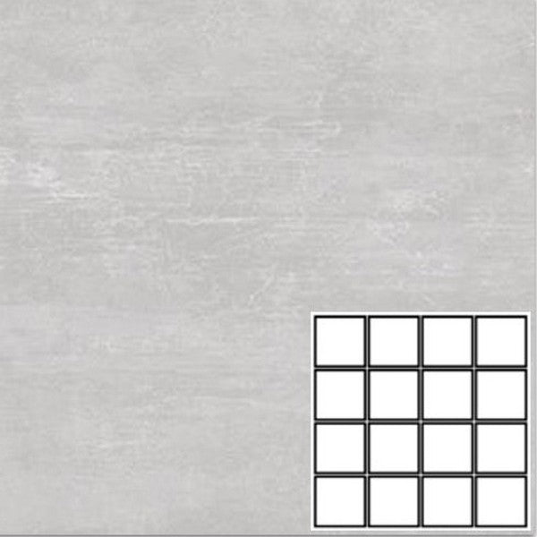 Tesoro Ocean 12" x 12" Pressed Matte Ceramic 3" Mosaic