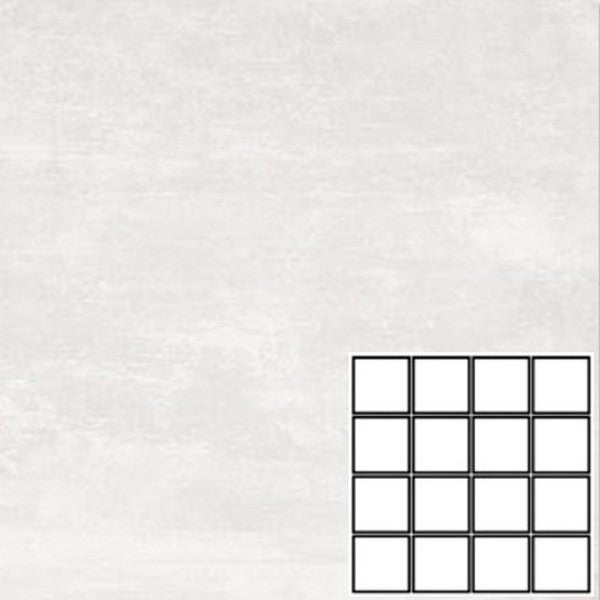 Tesoro Ocean 12" x 12" Pressed Matte Ceramic 3" Mosaic