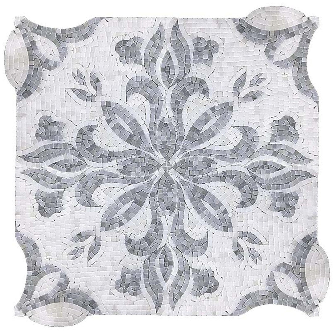 MiR Artistic 12" x 12" Natural Stone 0.4" Geometric Mosaic