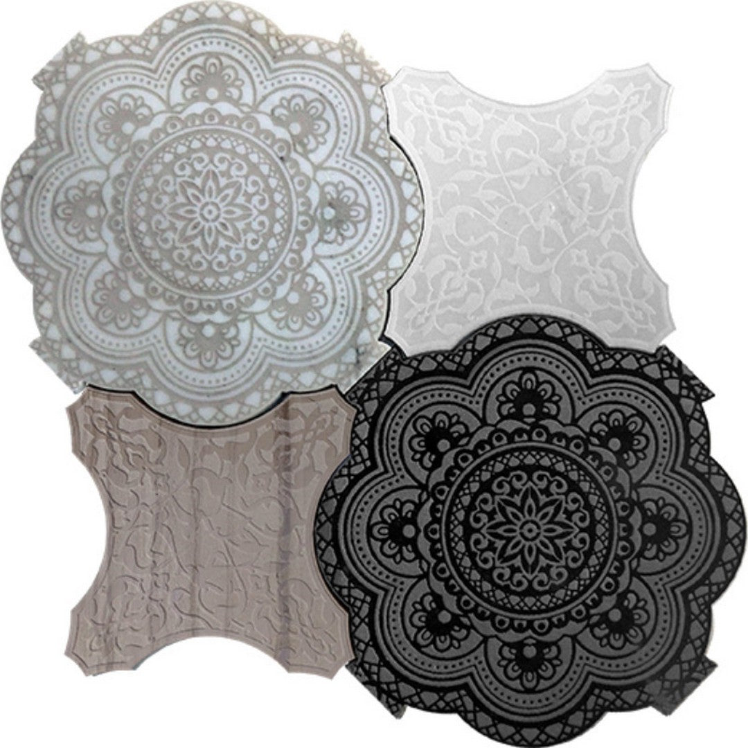 MiR Pantheon 9.6" x 9.6" Textured Natural Stone Decorative Mosaic