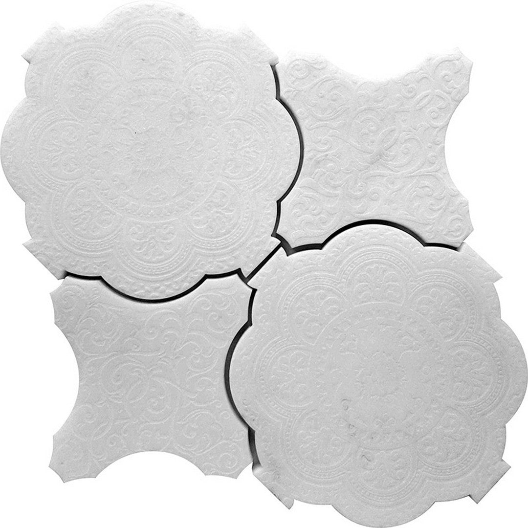 MiR Pantheon 9.6" x 9.6" Textured Natural Stone Decorative Mosaic