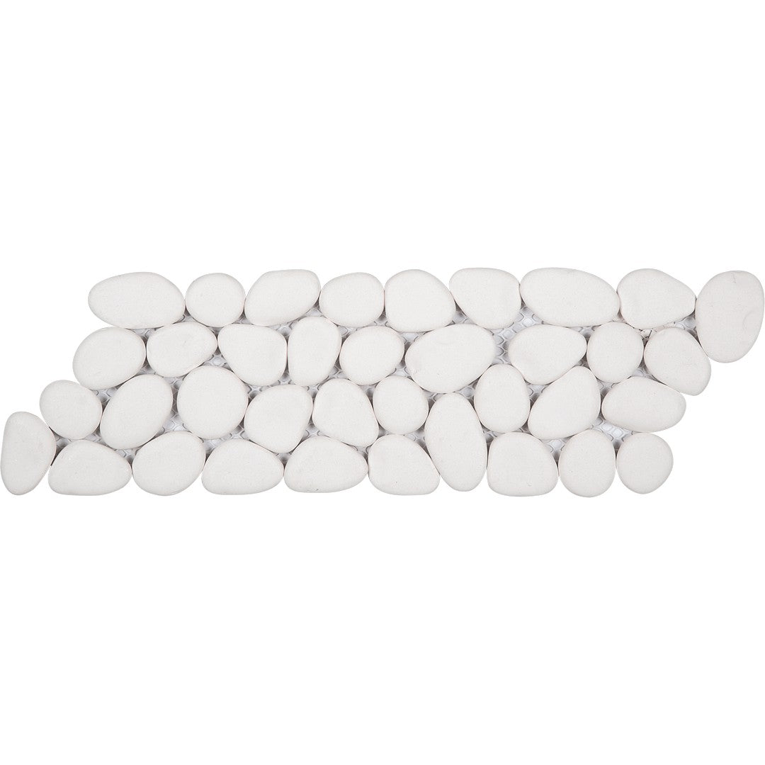 Bati Orient Bali 4" x 12" Reconstituted Pebble Natural Stone Mosaic Border