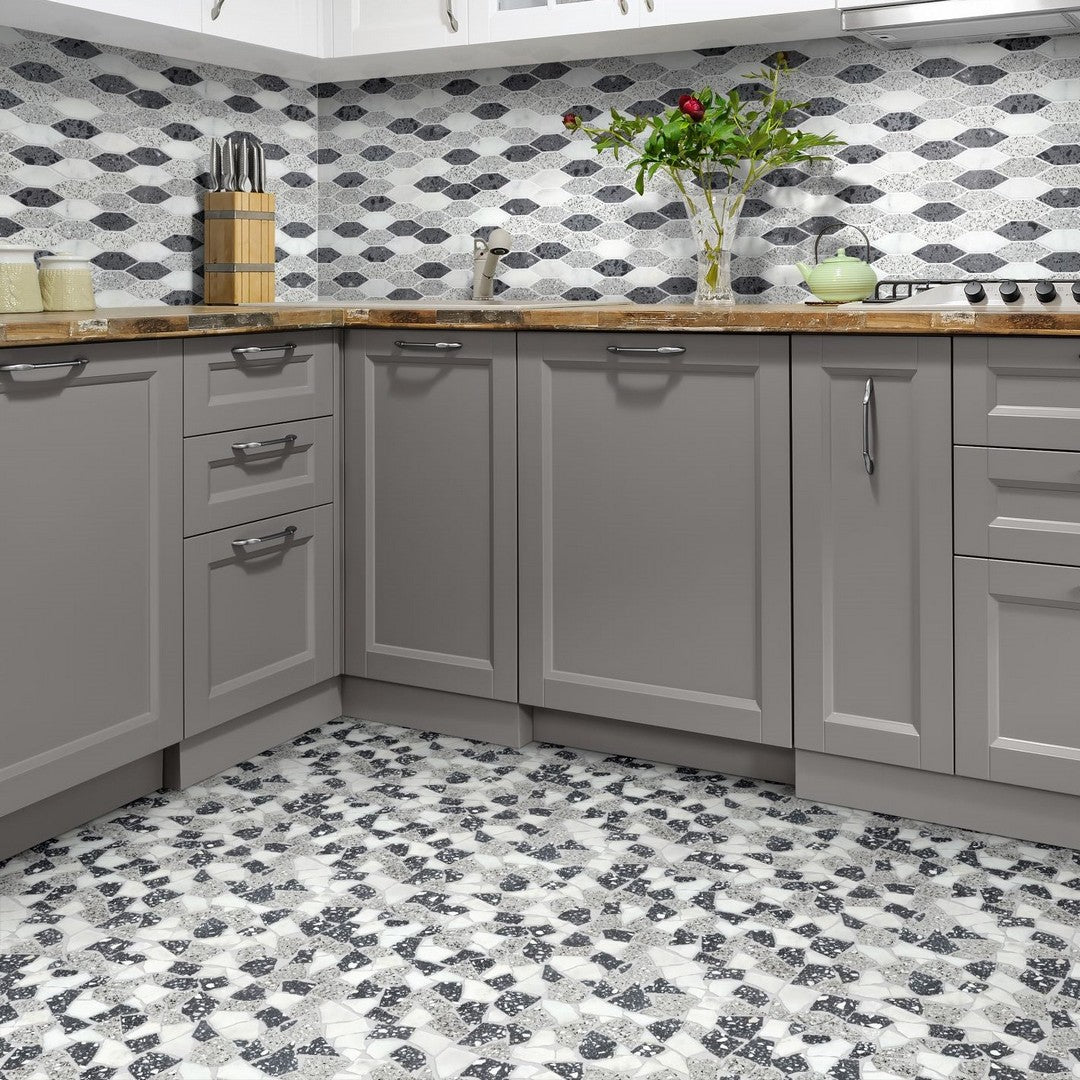 Bati-Orient-Terrazzo-12-x-12-Mini-Opus-Marble-Mosaic-White-Grey|-Black-Mix