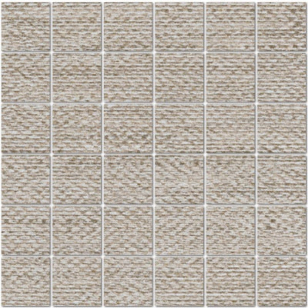 Tesoro Craft 12" x 12" Rectified Matte & Textured Porcelain 2" Mosaic