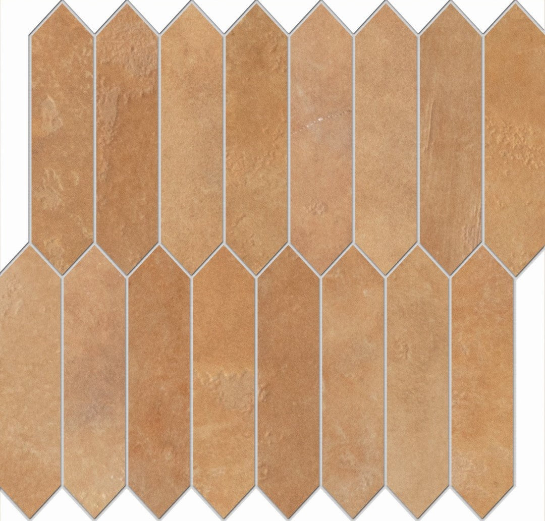 Edimax Astor Home 10" x 12" Natural Porcelain Picket Mosaic