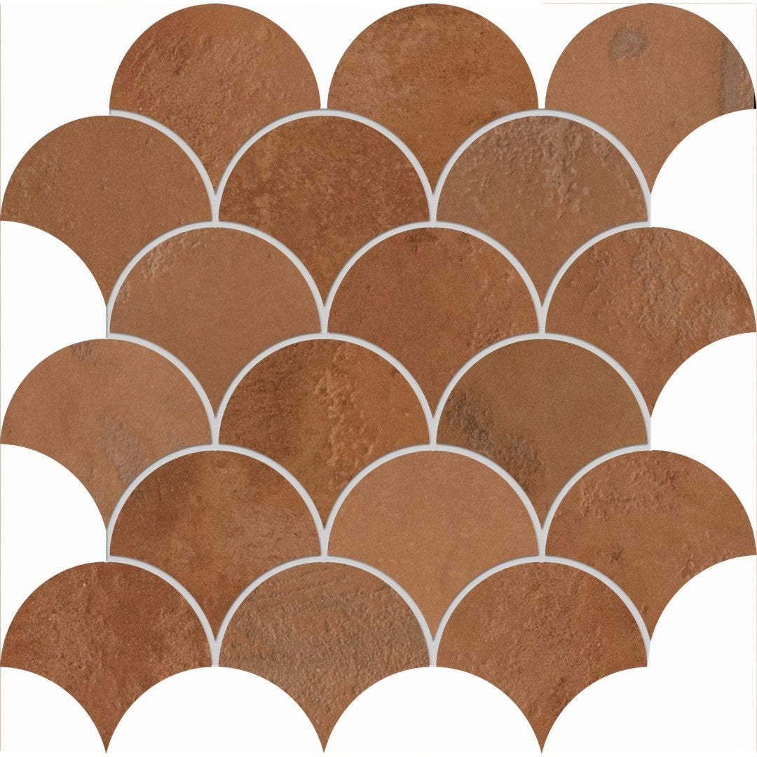 Edimax Astor Home 12" x 12" Natural Porcelain Shell Mosaic