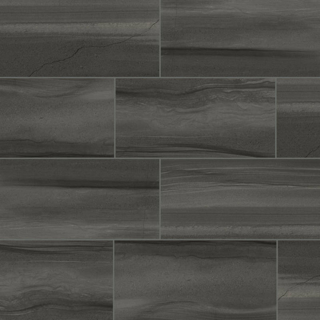 Bedrosians Linear Stone 12" x 24" Honed Porcelain Field Tile