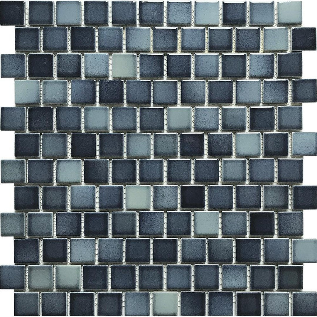 Tesoro Sea Breeze 12" x 13" Porcelain 1" Staggered Mosaic