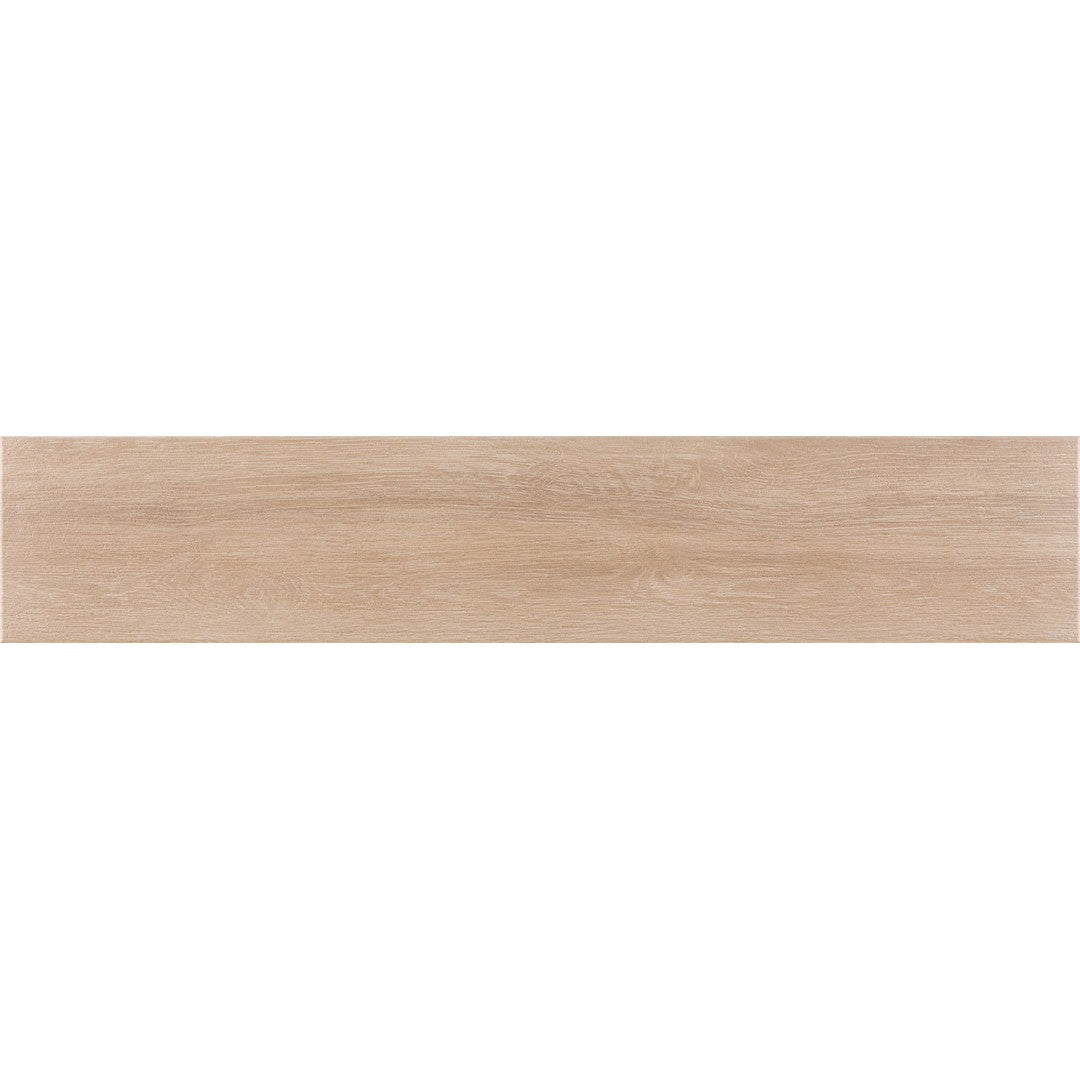 Tesoro Trunk 9" x 48" Pressed Matte Porcelain Wood Plank