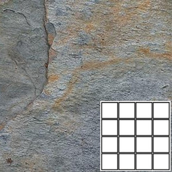 Tesoro Pacific 12" x 12" Pressed Matte Porcelain 3" Mosaic