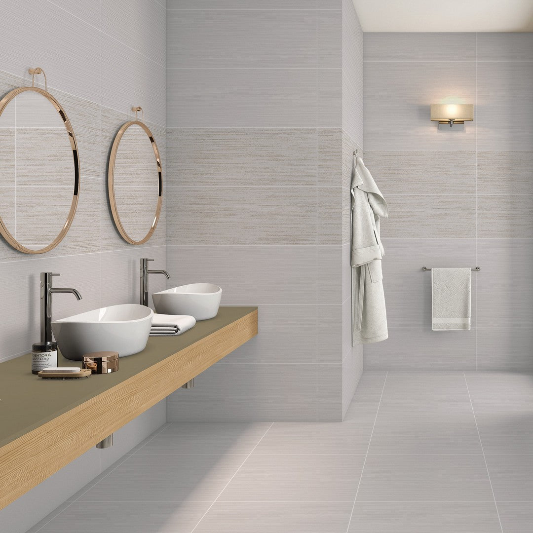 Tesoro-Shui-14-x-36-Rectified-Matte-Deco-Ceramic-Wall-Tile-White-Drops