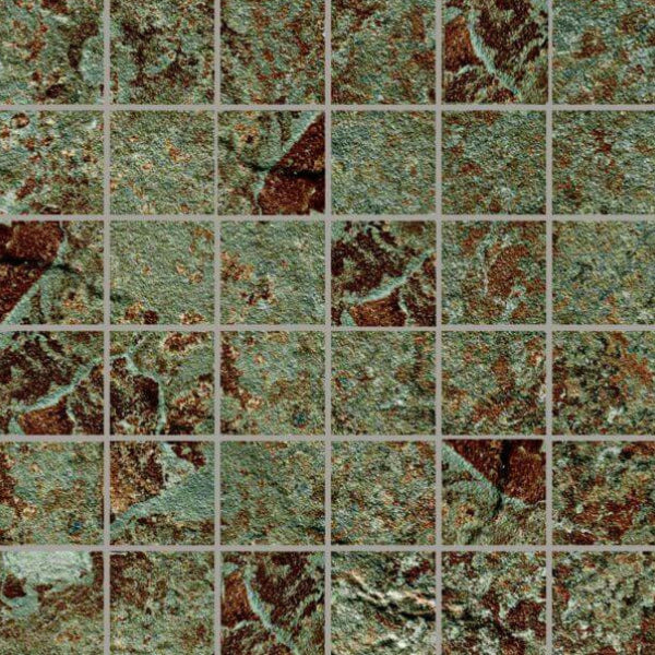 Happy Floors Phoenix 12" x 12" Natural Porcelain 2" Mosaic