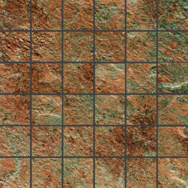 Happy Floors Phoenix 12" x 12" Natural Porcelain 2" Mosaic