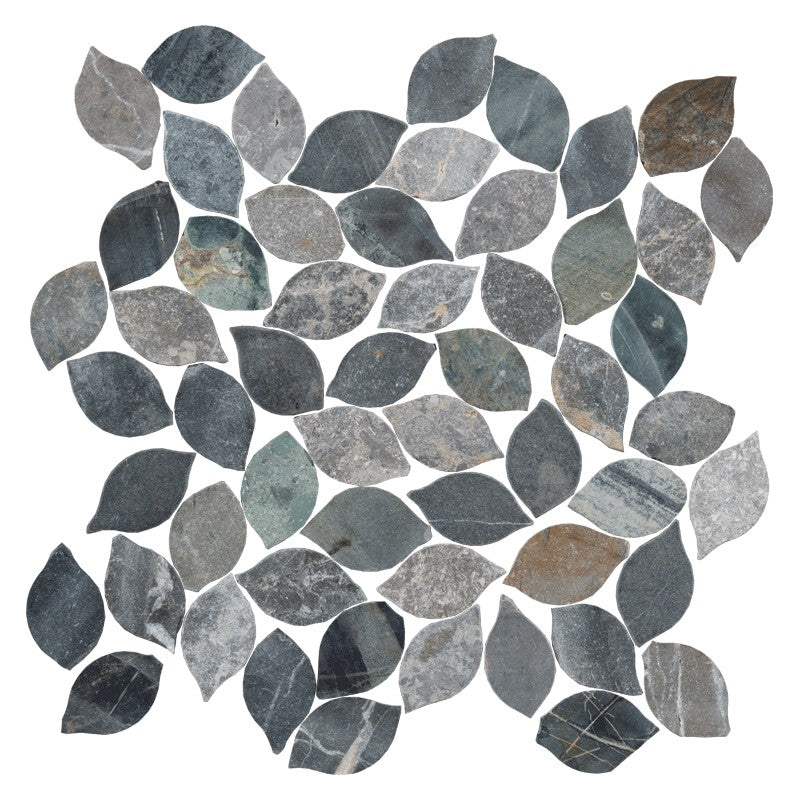 Maniscalco Stone Topiary 12" x 12" Honed Leaves Mosaic