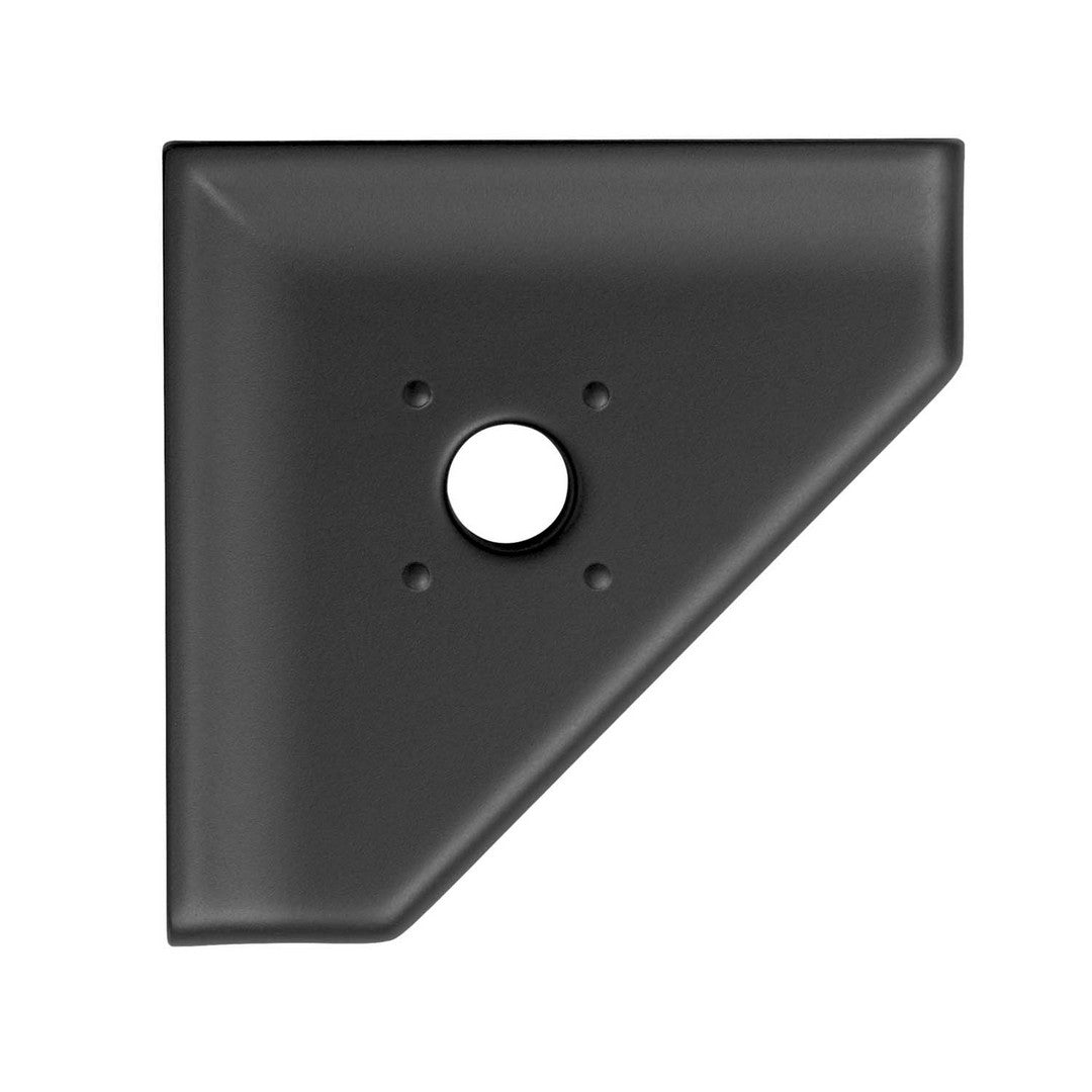 Questech Bath Accessories Geo Retrofit 5" Matte Cast Stone Corner Soap