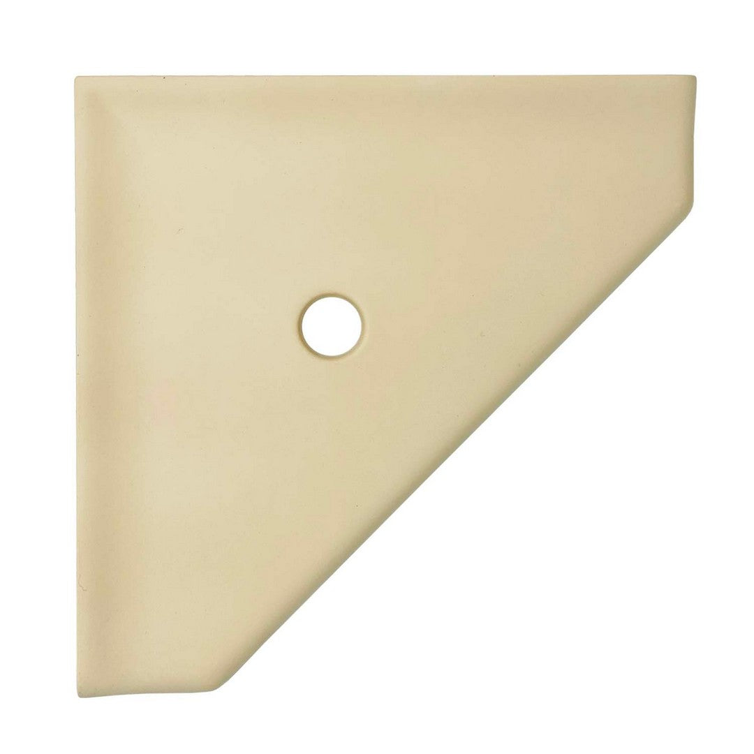 Questech Bath Accessories Geo Retrofit 8" Matte Cast Stone Corner Shelf