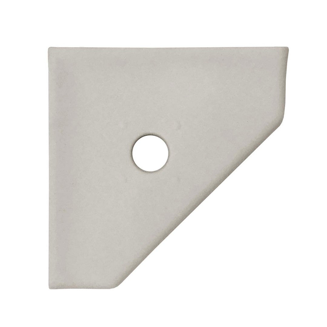 Questech Bath Accessories Geo Retrofit 5" Matte Cast Stone Corner Soap