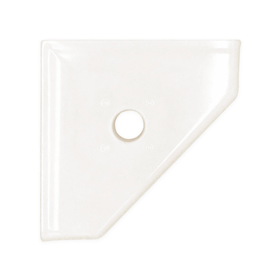 Questech Bath Accessories Geo Retrofit 5" Polished Cast Stone Corner Soap