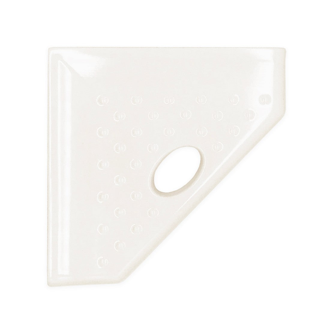 Questech Bath Accessories Geo Retrofit 5" Polished Cast Stone Foot Rest