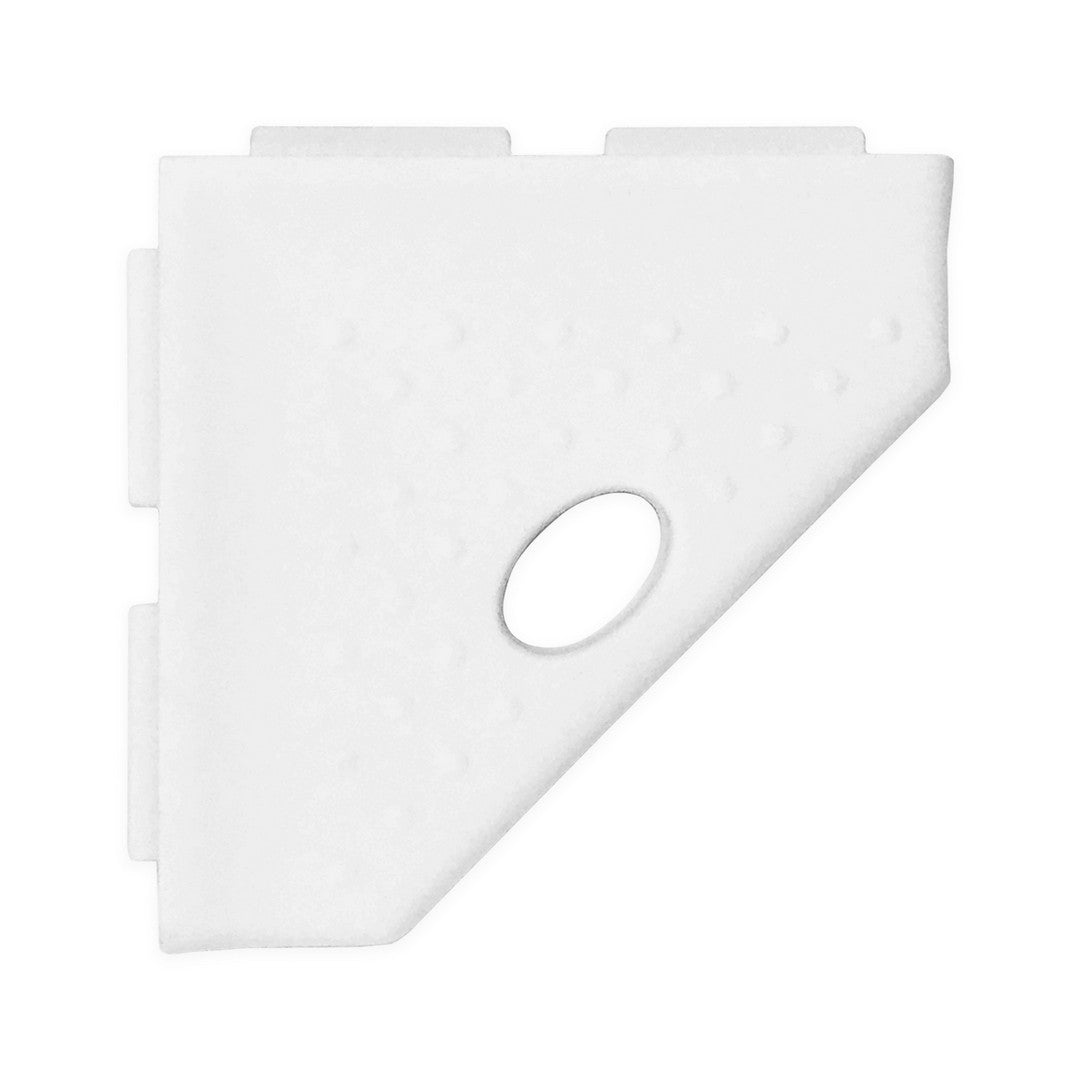 Questech Bath Accessories Geo 5" Matte Cast Stone Foot Rest
