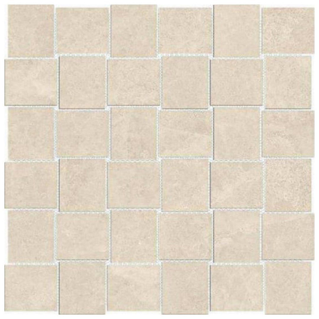 Qualis Ceramica Ardor 12" x 12" Rectified Polished Porcelain Basketweave 2" Mosaic