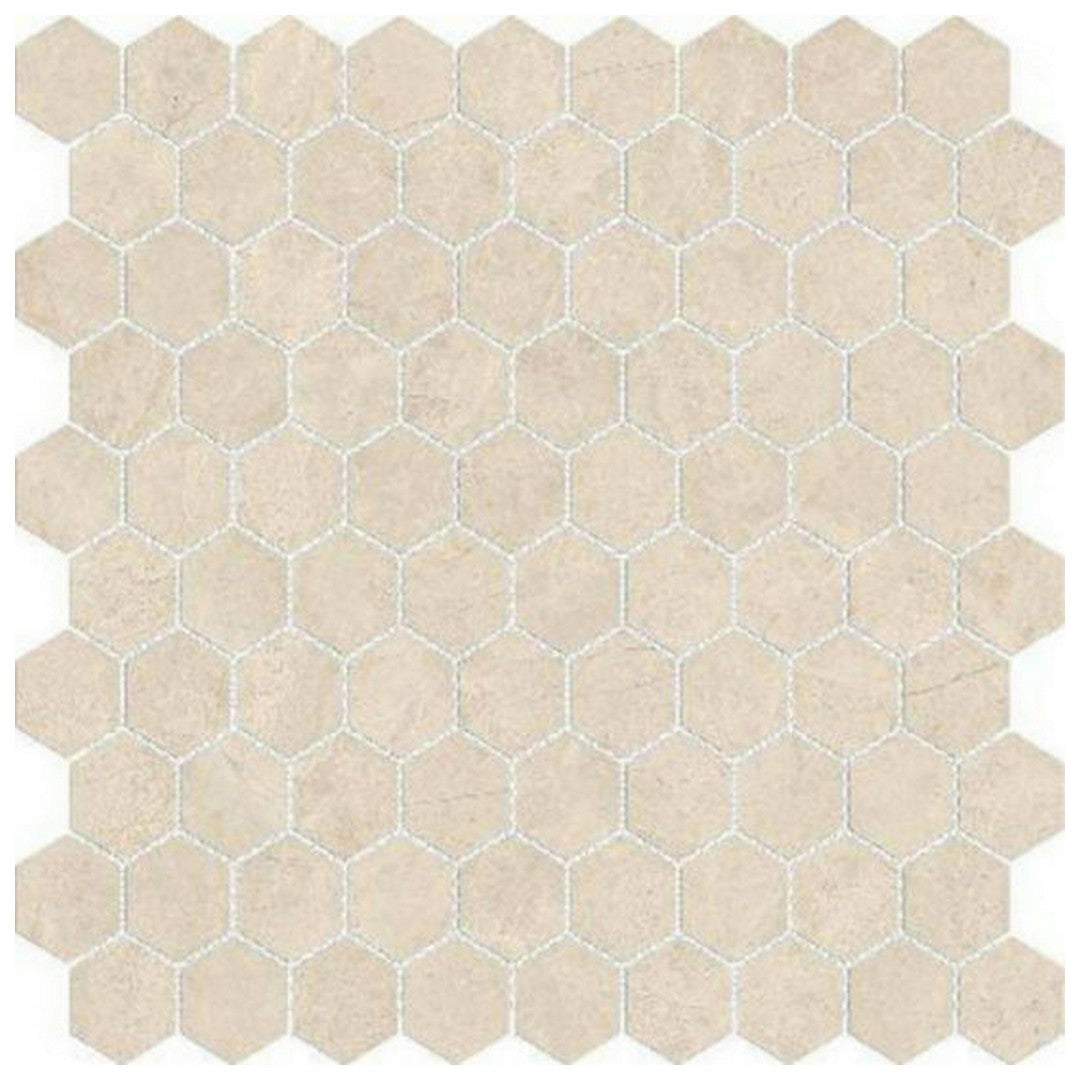 QC Ardor 12" x 12" Rectified Polished Porcelain Hexagon 1" Mosaic