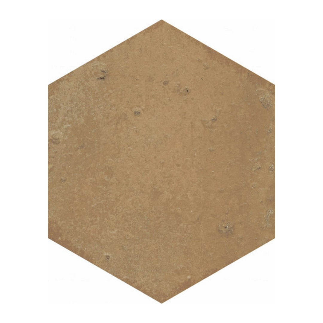 Qualis Ceramica Alma 5.5" x 6.3" Matte Porcelain Hexagon Decor Tile