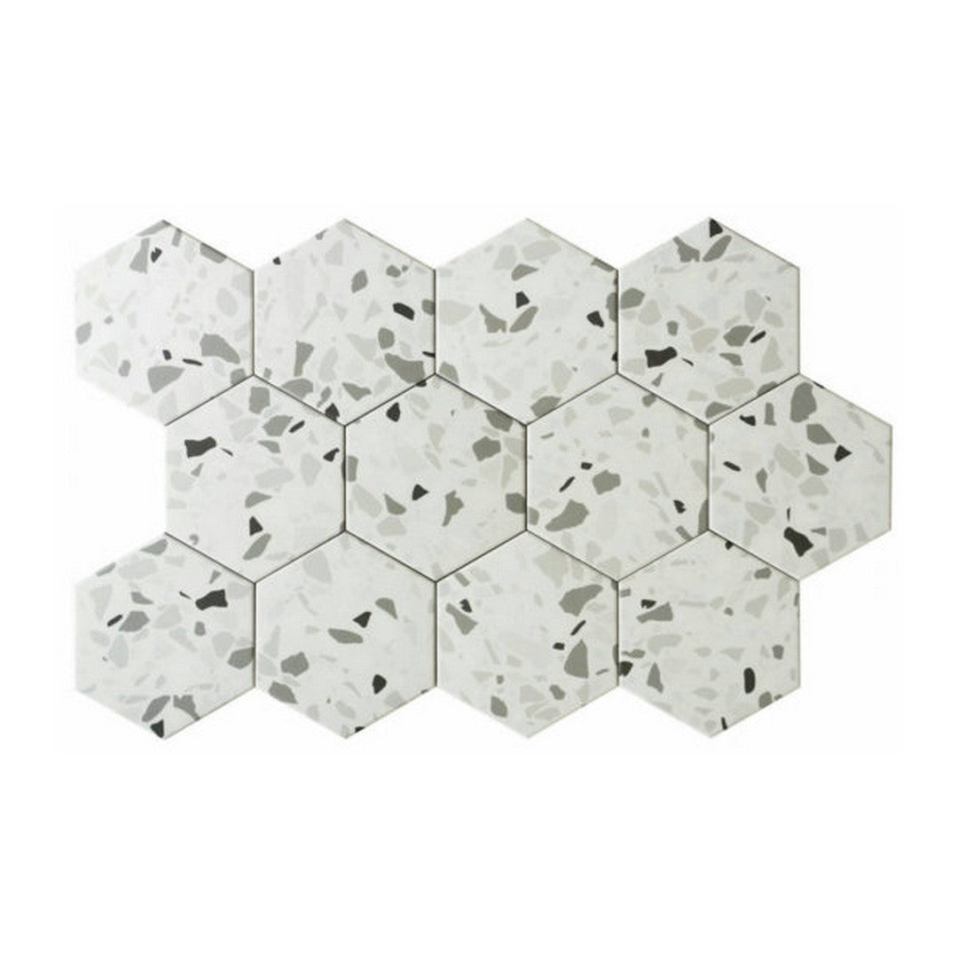 Qualis-Ceramica-Altea-5.5-x-6.3-Matte-Porcelain-Hexagon-Tile-White