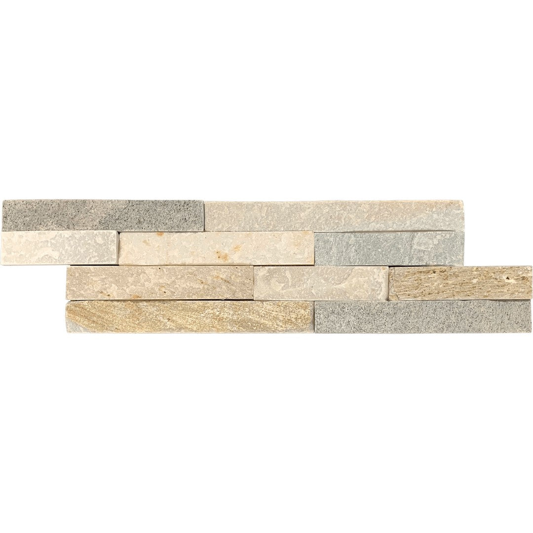 Bati Orient Opus Floor 4" x 14" Wall Cladding Quartzite Mosaic