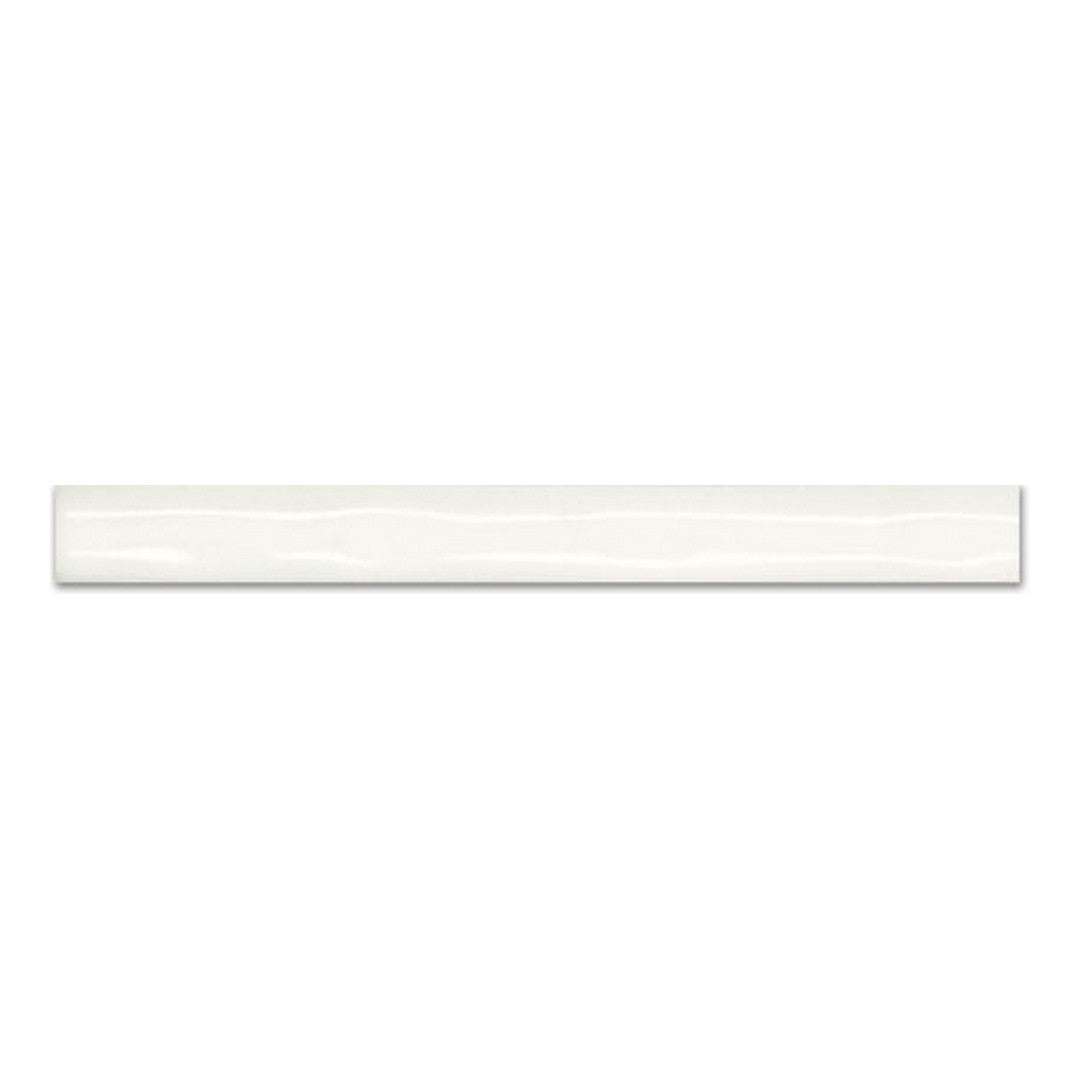 Qualis Ceramica Cosm 0.75" x 12" Glossy Ceramic Torello Trim