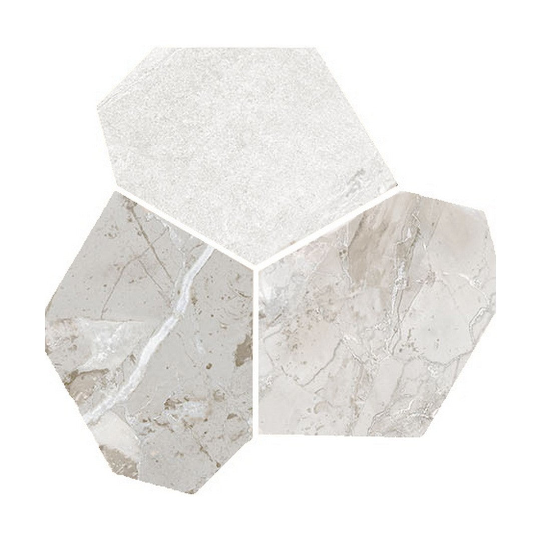 QC Dynasty 11" x 12" Rectified Porcelain Eggs Mosaic