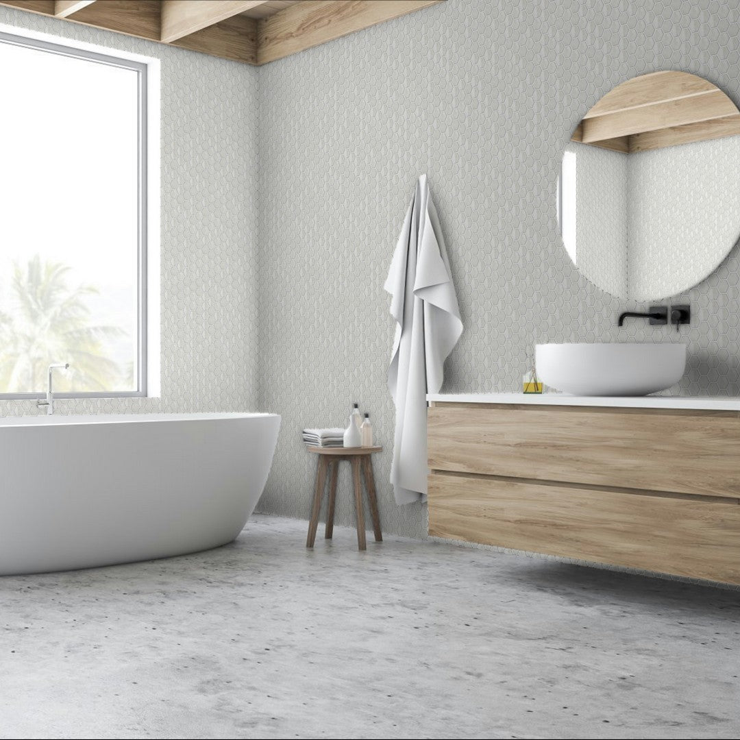 Qualis-Ceramica-Luxury-12-x-12-Rectified-Honed-Porcelain-2-Hexagon-Tile-Amalfi-Calacat