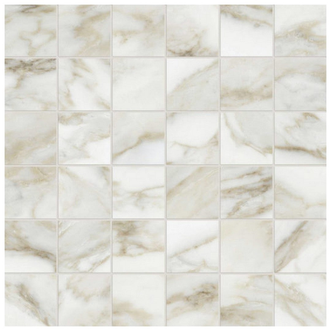 Qualis Ceramica Luxury 12" x 12" Rectified Honed Porcelain 2" Mosaic