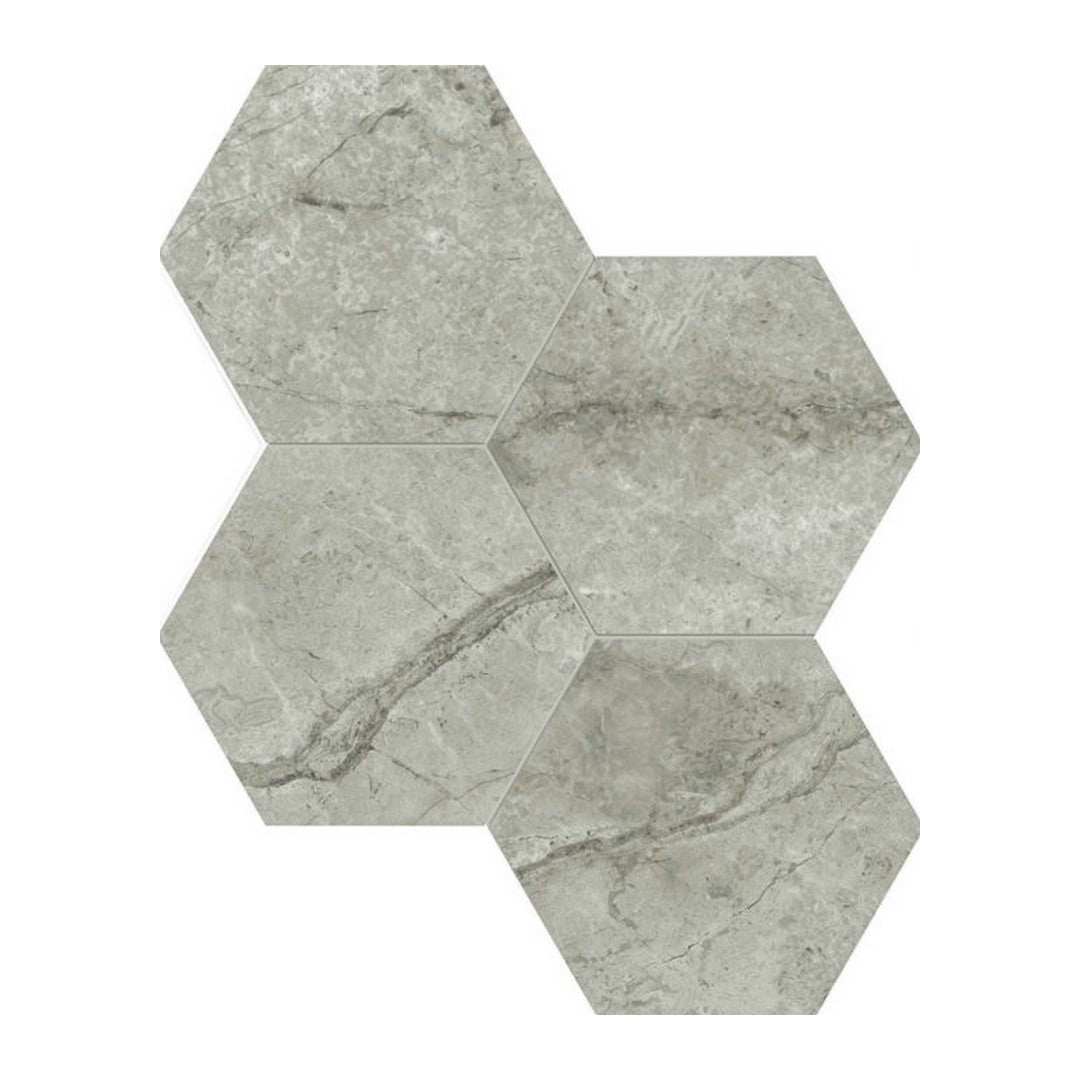 Qualis Ceramica Luxury 12" x 12" Rectified Honed Porcelain 6" Hexagon Tile