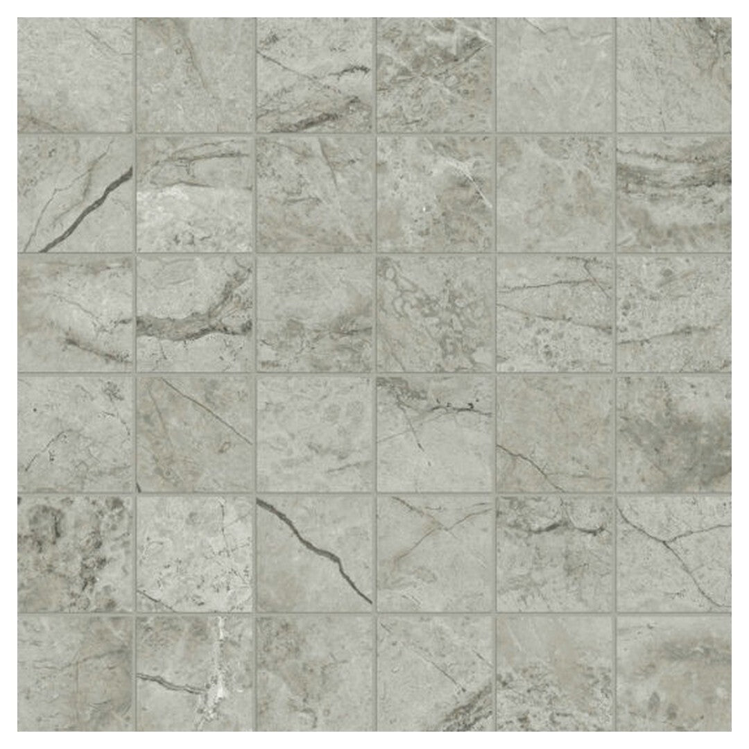 Qualis Ceramica Luxury 12" x 12" Rectified Honed Porcelain 2" Mosaic