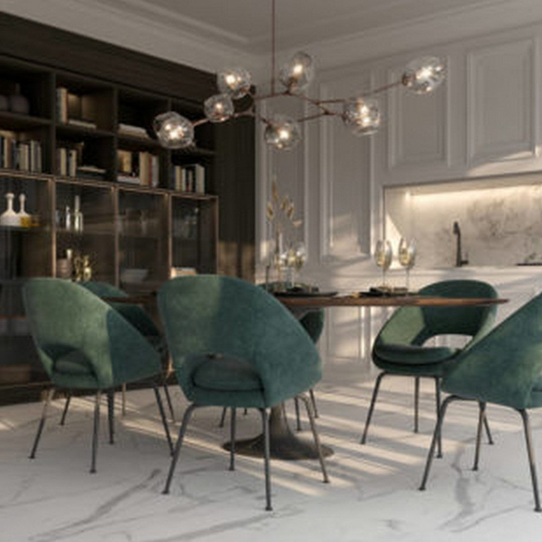 Qualis-Ceramica-Luxury-24-x-48-Rectified-Polished-Porcelain-Tile-Statuario-Vene