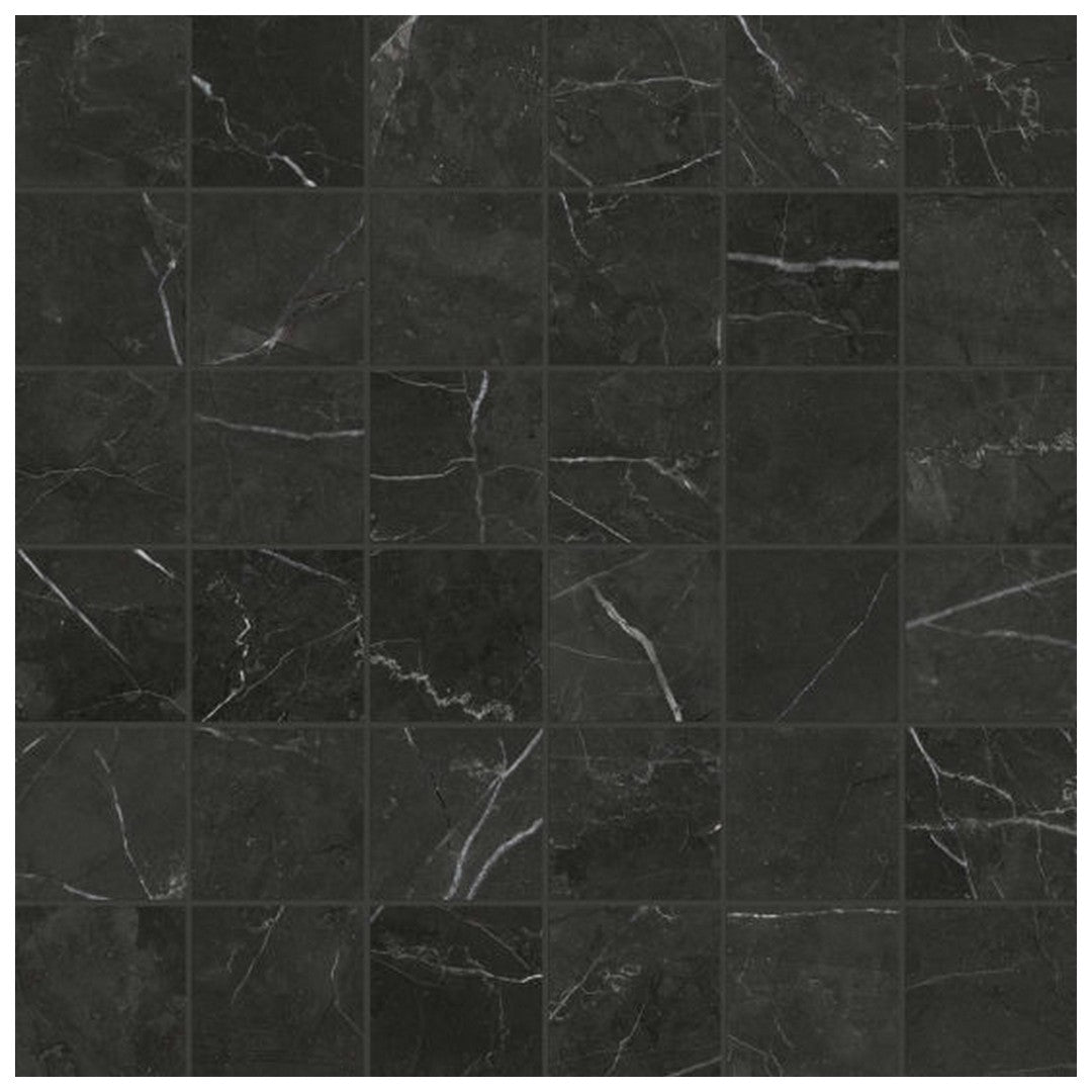 Qualis Ceramica Luxury 12" x 12" Rectified Honed Porcelain 2" Mosaic